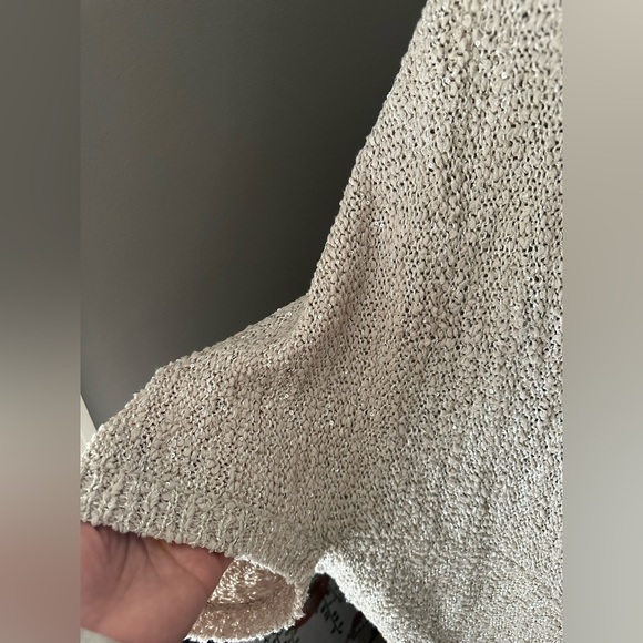 Chico’s Black Label Sequin Cocoon Cotton-blend Boho Vest sweater - Picture 12 of 16